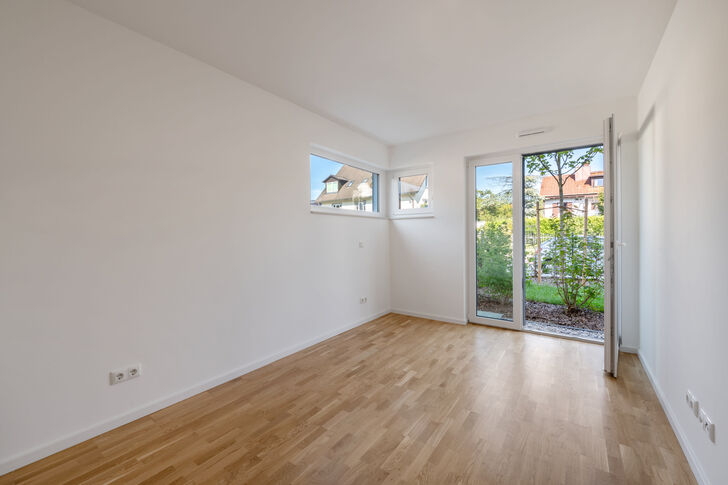 Schlafzimmer mit Stellflächen