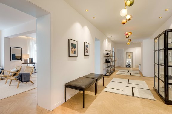 Ideale Raumanordnung um den zentralen Flur