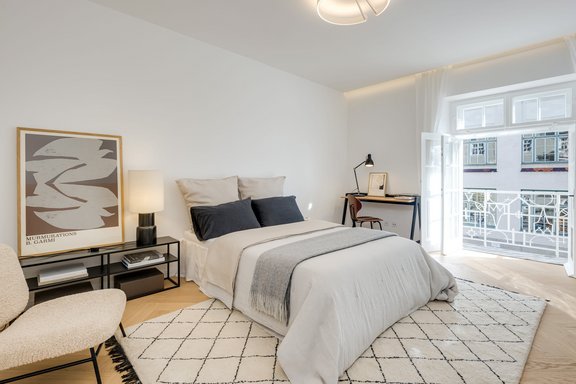 großzügige und gut dimensionierte Schlafzimmer