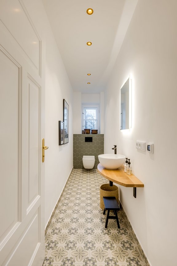 Gäste-WC im angesagten Vintage-Look