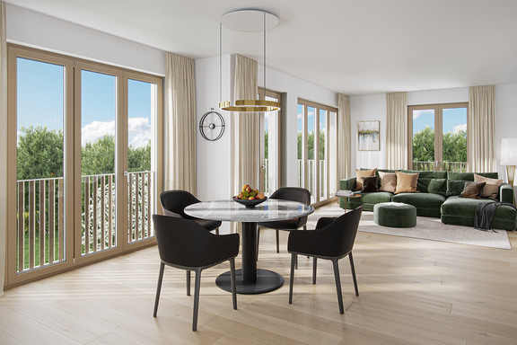 Attraktiver Wohn-/Essbereich