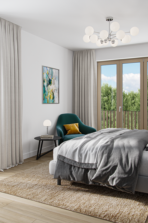 Luftiges Schlafzimmer