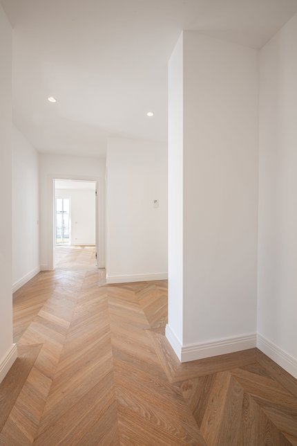 Sorgsam ausgewählte Materialien (Muster-Whg. 1)