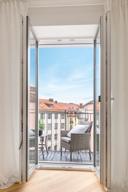 Sonniger Südwest-Balkon