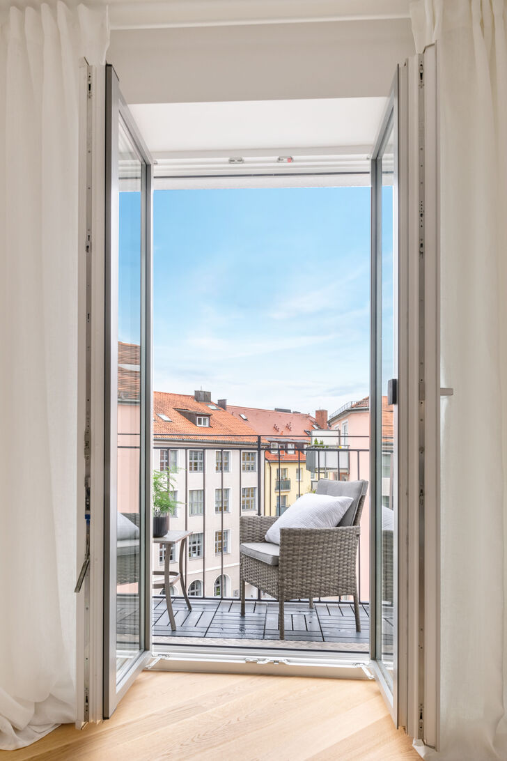 Sonniger Südwest-Balkon