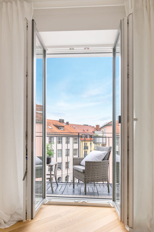 Sonniger Südwest-Balkon