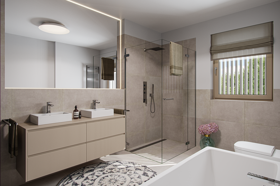 Stilvolle Badezimmer