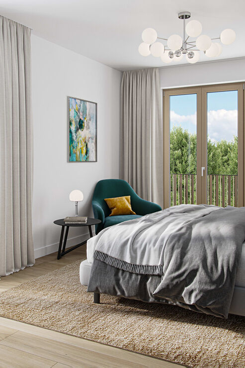 Luftiges Schlafzimmer