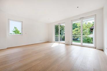 First-time occupancy: Light-flooded 3-room apartments with high-quality furnishings and south-west-facing balcony