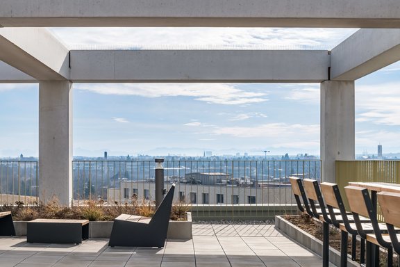 Weitblick auf München