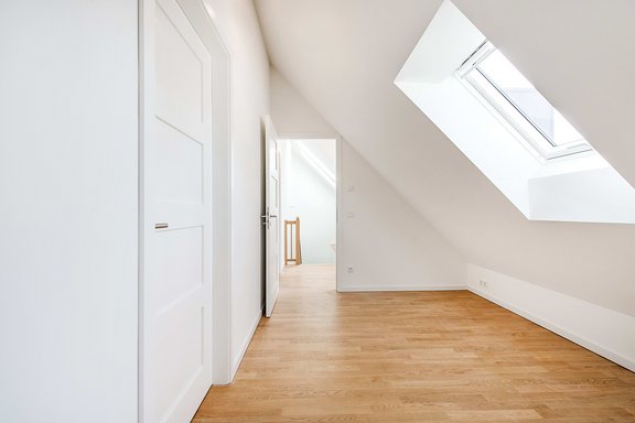 Hallway in the attic