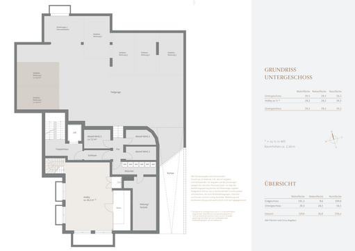 Grundriss Untergeschoss