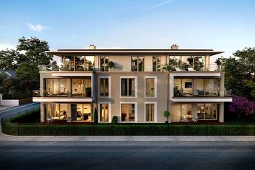 First-time occupancy: Luxurious 4-room apartment in noble villa location