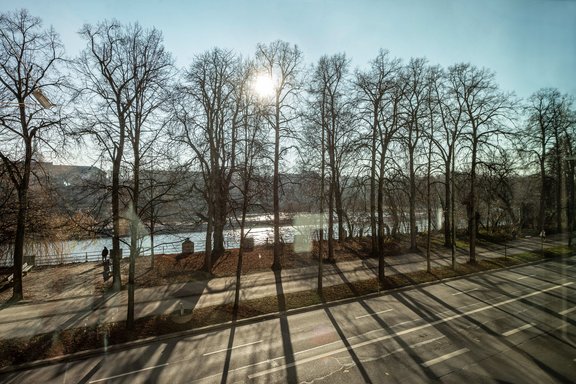 Die Isar vor der Haustür