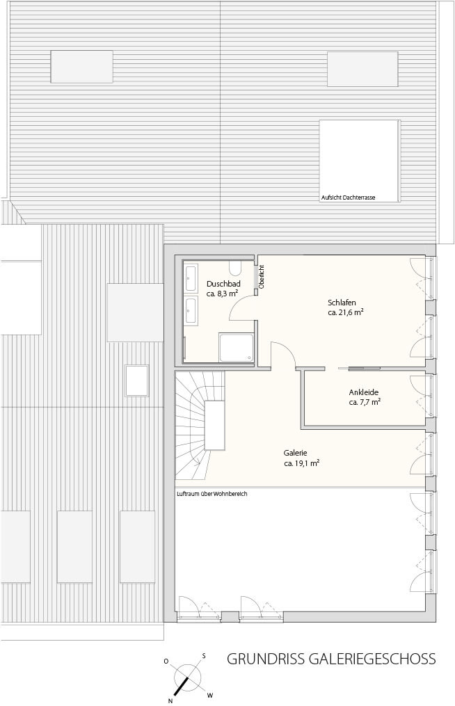 Grundriss Galeriegeschoss