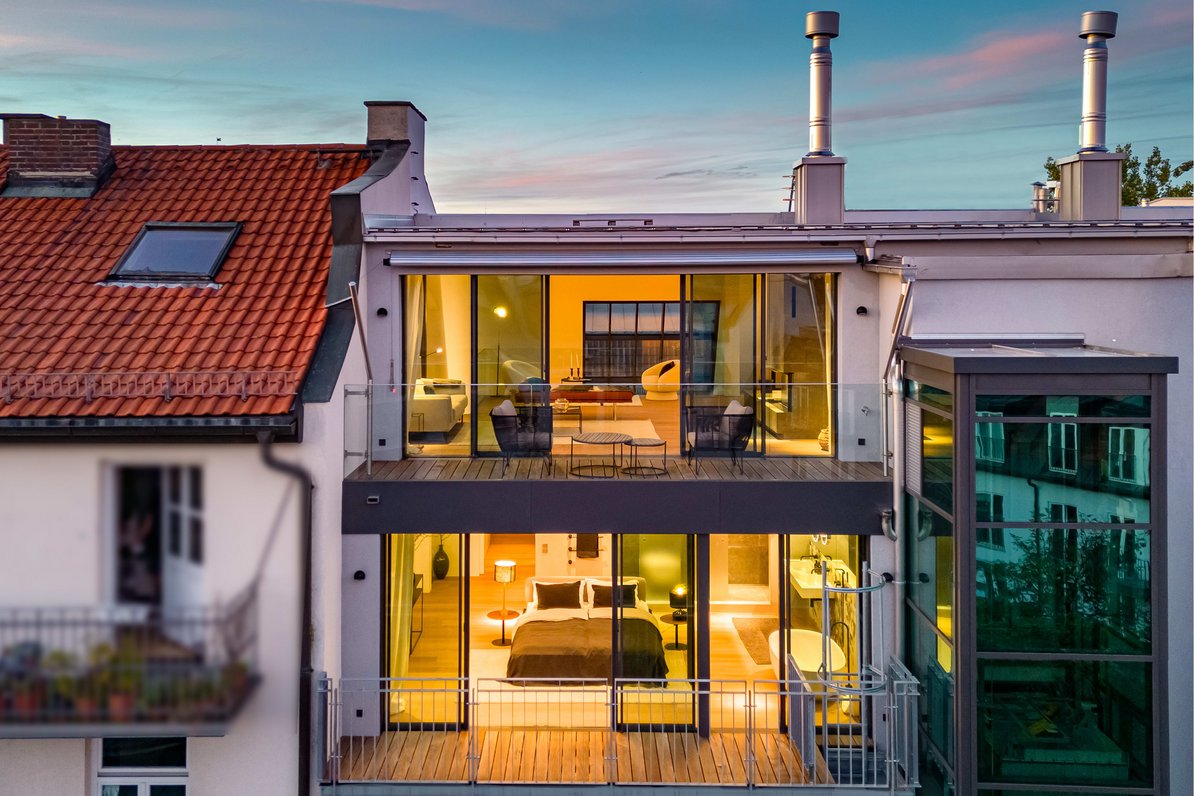 Luxurious roof terrace apartment