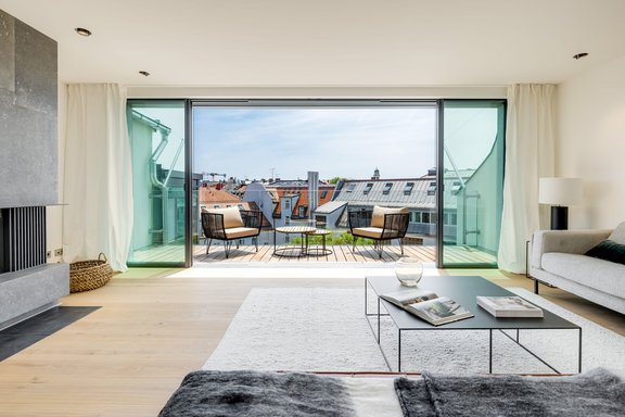 Höchstes Niveau des Wohnens