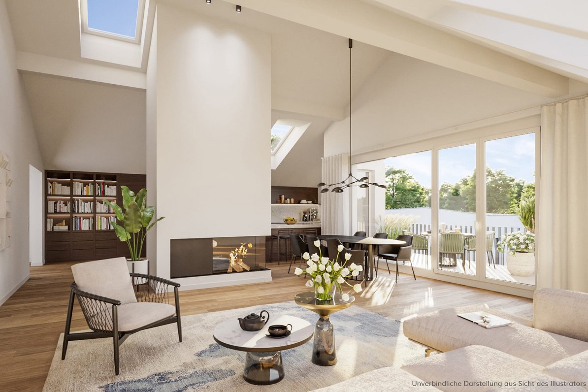 Exclusive living with terrace