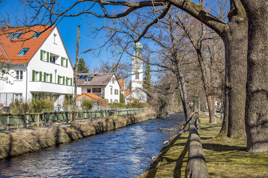 Directly on the Würm
