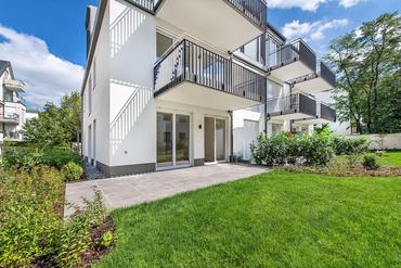 First-time occupancy: Modern garden apartments with well thought-out floor plans and high-quality fittings