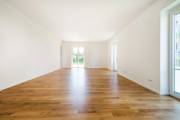 Living room filled with lights
