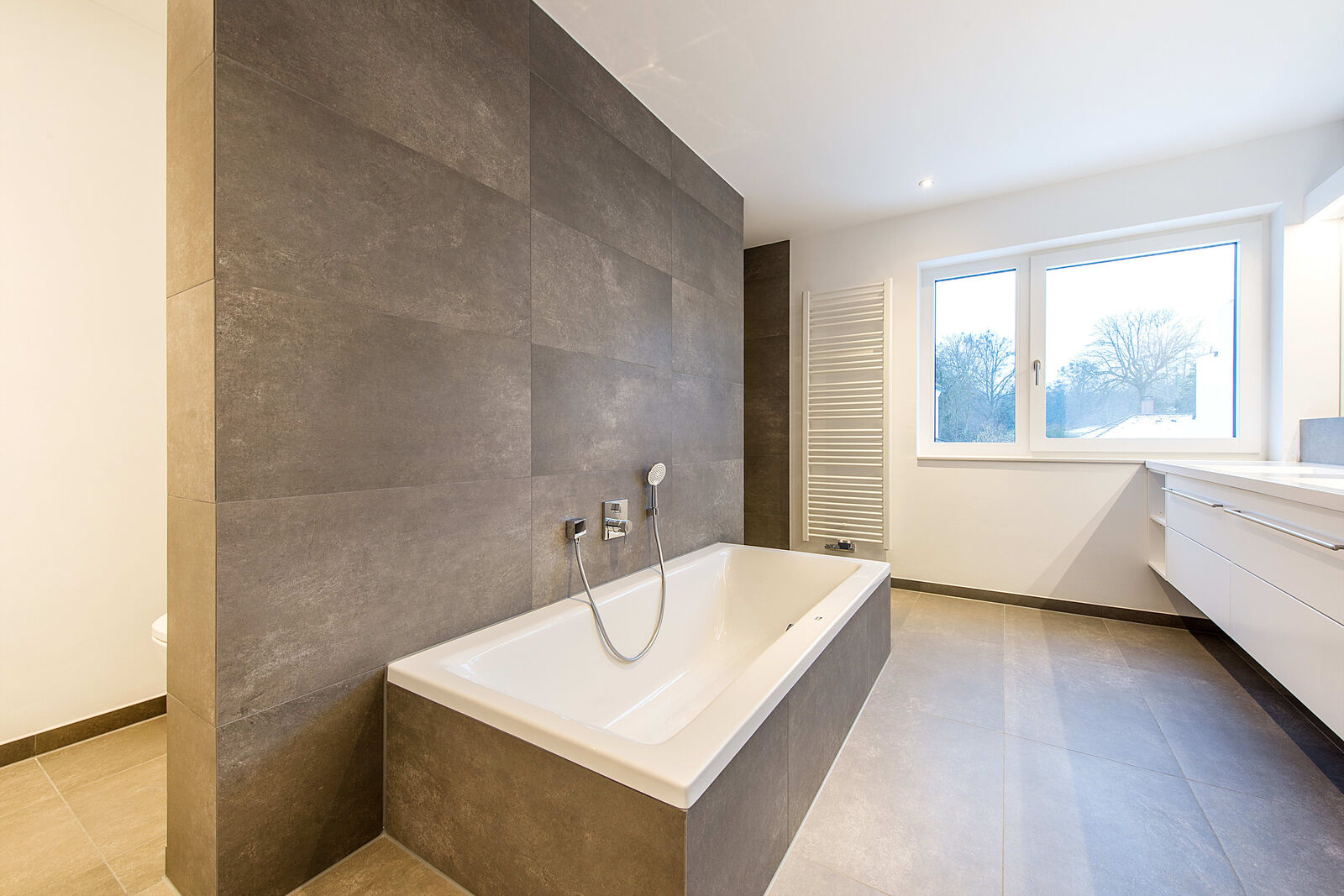 Masterbad im OG mit Walk-In-Dusche