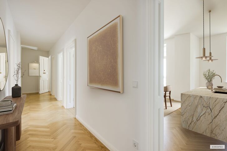 Hallway (virtually furnished)