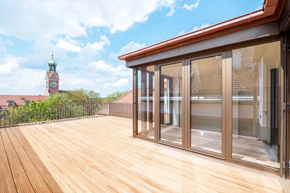 Atemberaubende Dachterrasse