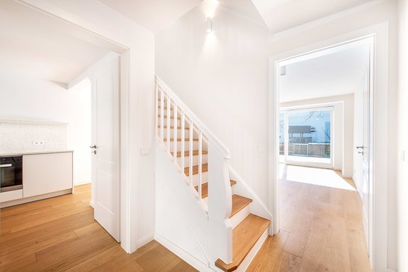 Original erhaltenes Treppenhaus