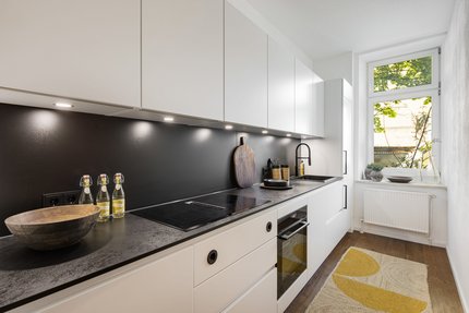 Küche mit Waschmaschine