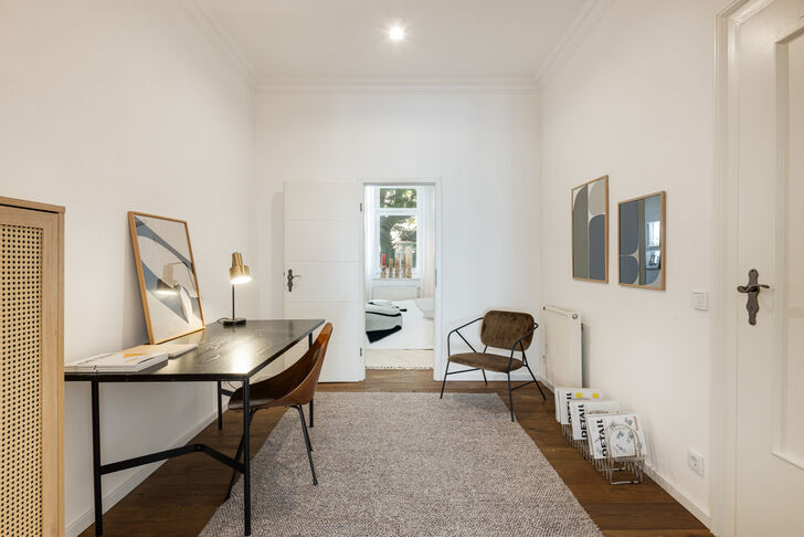 Vorraum als Arbeitszimmer