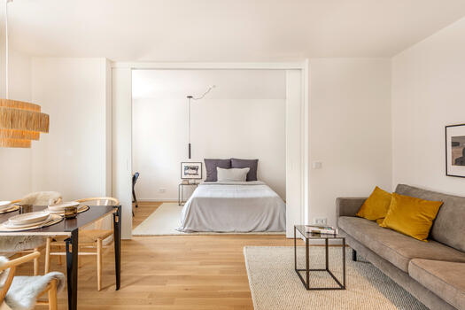 Spacious bedroom