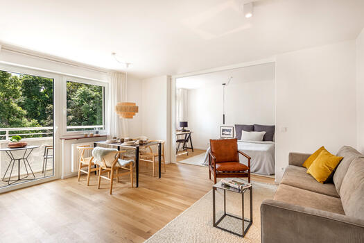 Light, renovated apartment