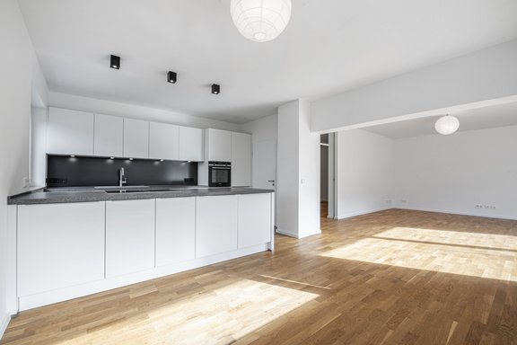 Einbauküche mit Kochtheke