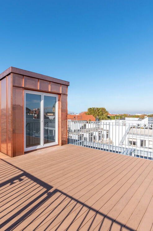 Dachterrasse mit Panoramablick
