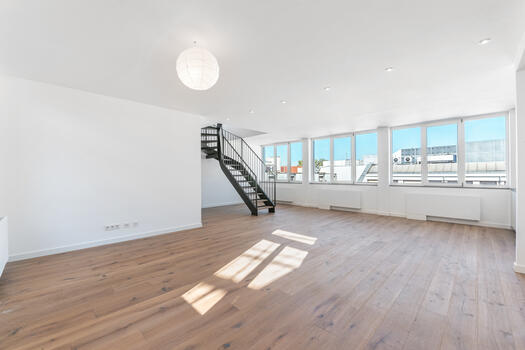 Stairs to the Rooftop Terrace