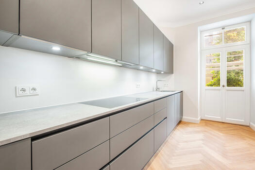 Modern fitted kitchen