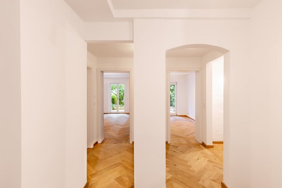 Comfortable, bright basement