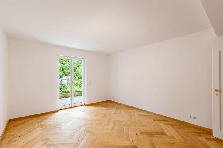 Zwei Zimmer im Gartengeschoss