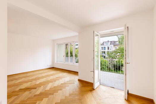 Balcony with west orientation