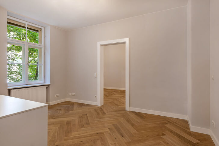 Livingbereich mit Küchenblock