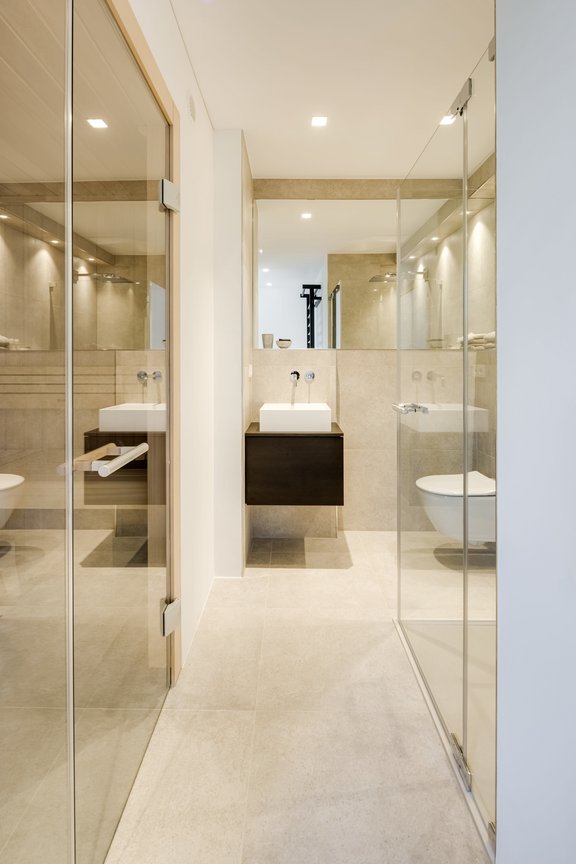 Fitnessbereich mit Sauna