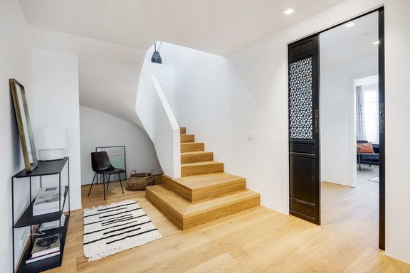 Stilvoller Treppenaufgang