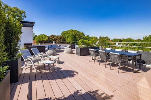Spektakuläre Rooftop-Terrasse