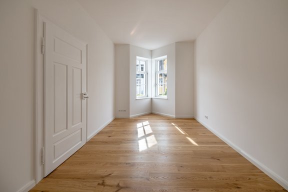 Eines von drei Schlafzimmern