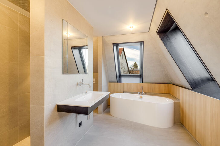 Freistehende Badewanne