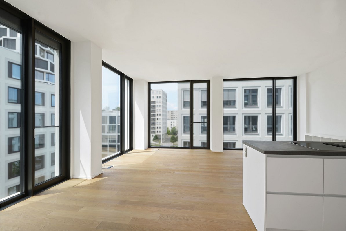 Open living / dining area
