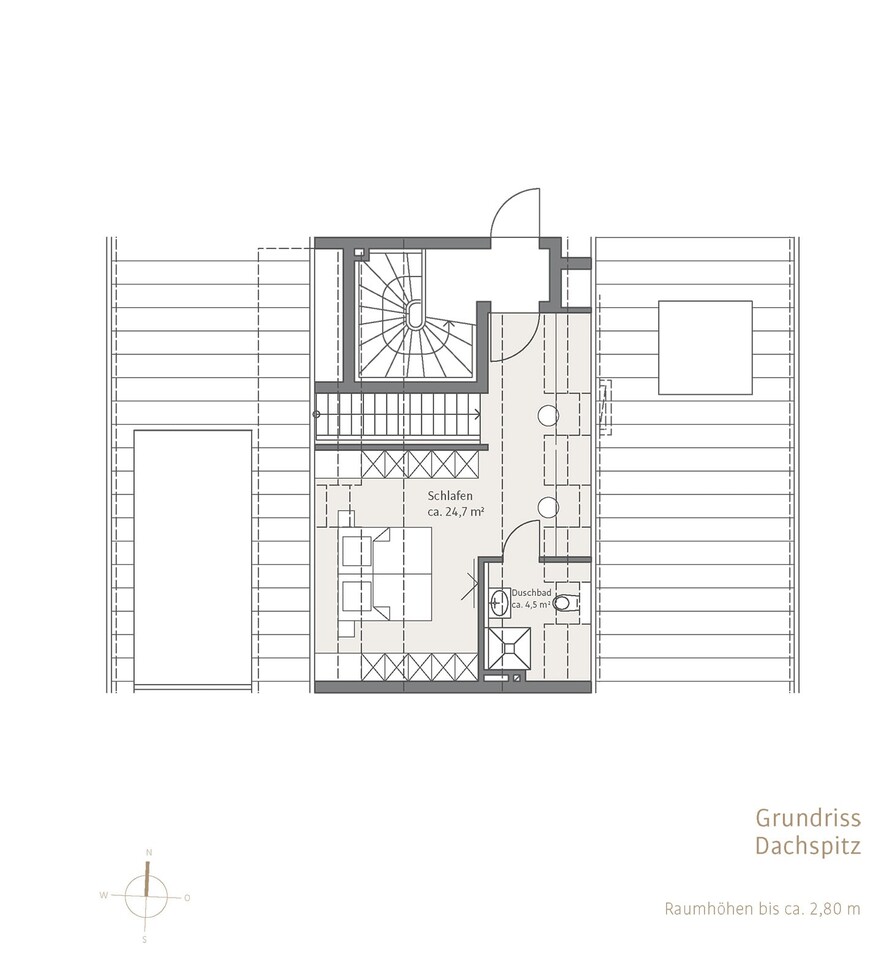 Grundriss Dachspitz