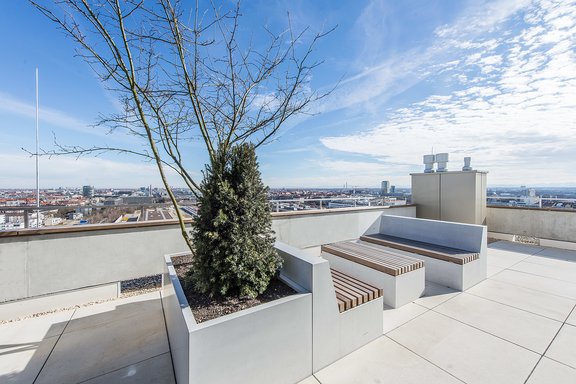 Blick über die Dächer der Stadt