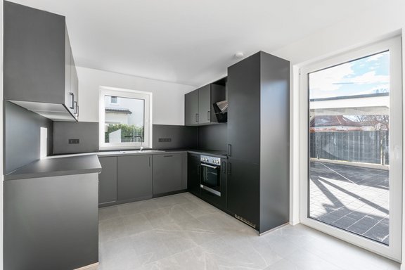 Voll ausgestattete Küche